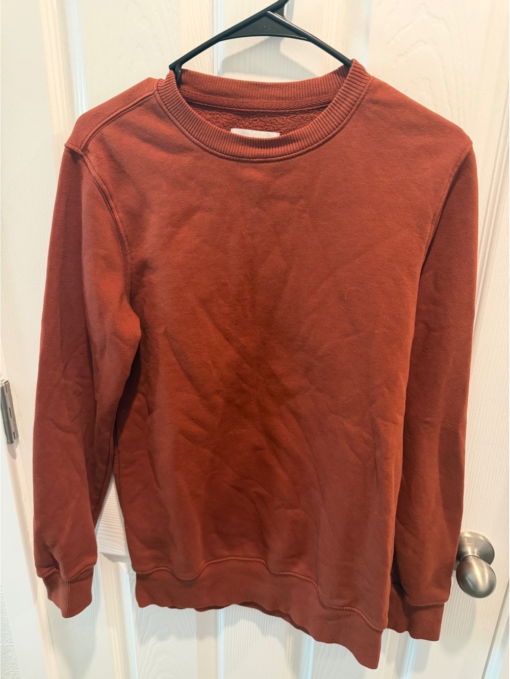 Goodfellow & Co rust crewneck sweatshirt size S